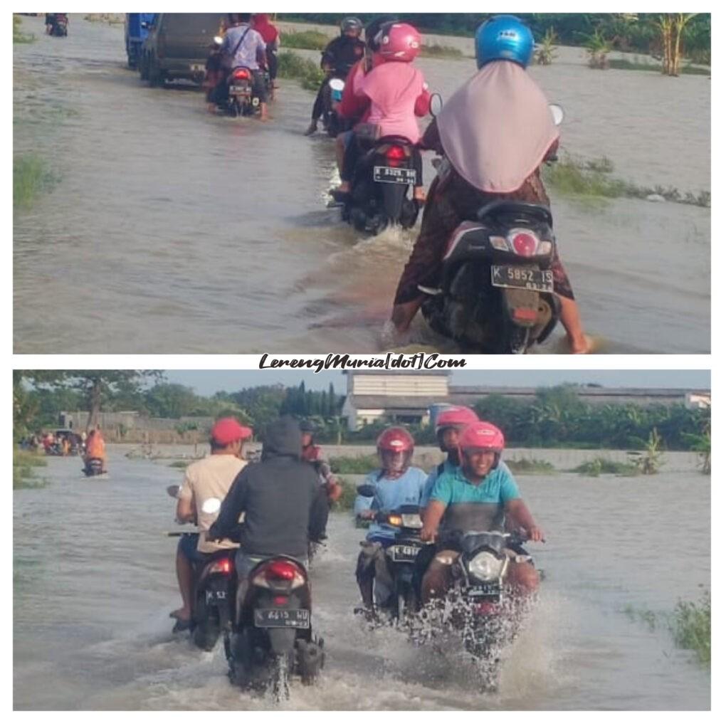 Ruas Jalan Desa Purworejo Terendam Banjir