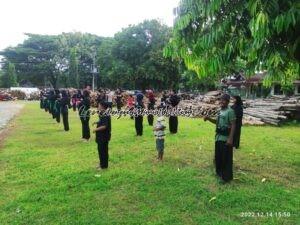 Foto SH Terate Rayon Perhutani sedang latihan