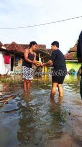 Foto pesilat SH Terate Pati memberikan baksos pada warga