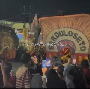 Foto penampilan Reog Sardulo Seto di Pawai Imlek Pati