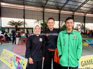 Foto dari kiri Tsabitah,Rio M. Saputra(pelatih), Ferdianto saat mengikuti Pospeda Jateng 2019