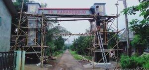 Foto gapura di Dukuh Karangrejo Desa Semirejo Gembong