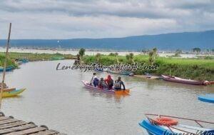 Foto pembranjang berangkat ke Rawa Pening lewat Dermaga Kampung Rawa