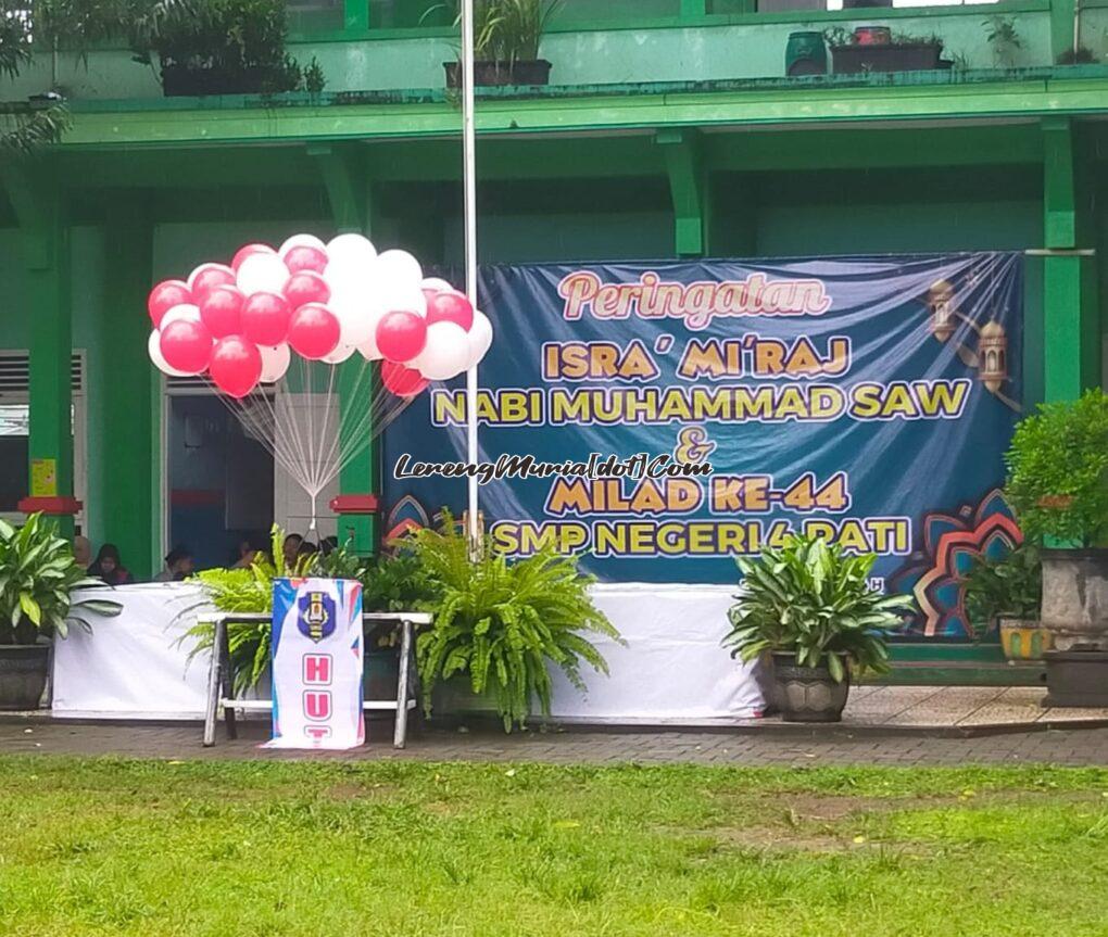 Foto panggung pengajian yang kosong