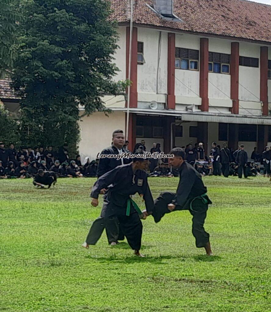 Foto acara sambung antar siswa dalam kegiatan UKT