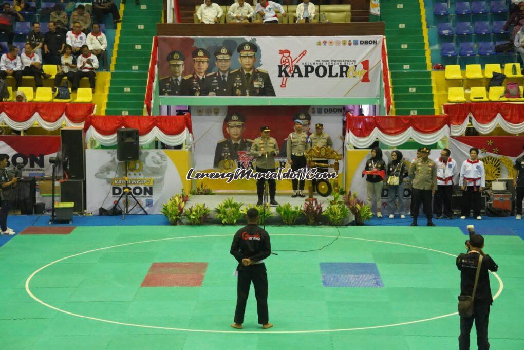 Foto acara pembukaan Kejuaraan Pencak Silat Nasional Kapolri Cup I 2023