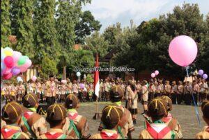Foto Pj Bupati Pati Henggar Budi Anggoro membuka Pesta Siaga tingkat Kwarcab Pati