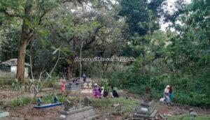 Foto suasana nyadran di Pemakaman Umum Punggursugih, Ngawen Blora