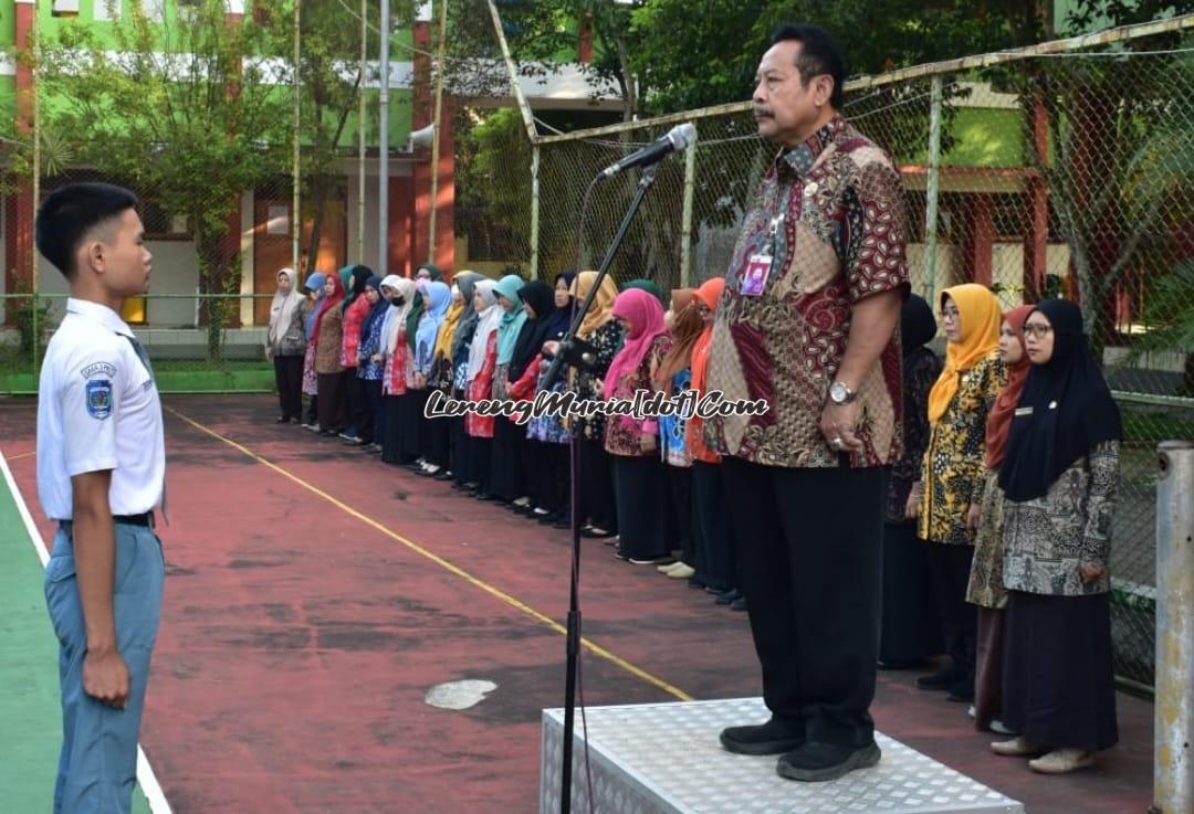 Foto apel bersama sebelum tradisi bersalaman