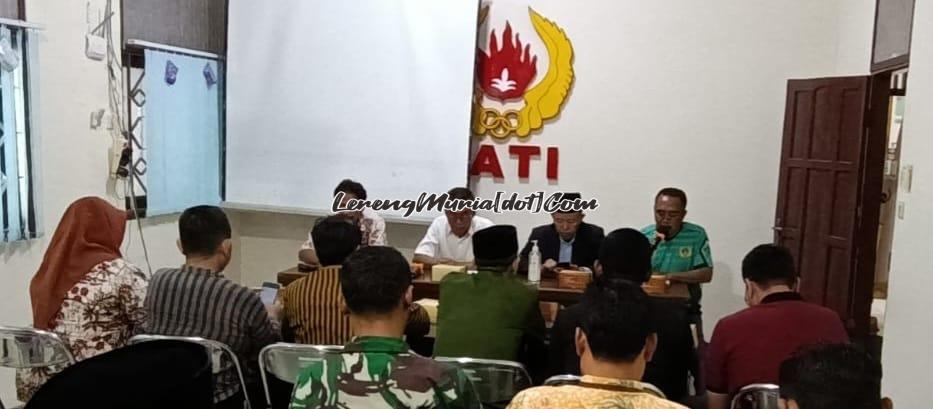 Foto rakor venue Porprov Jateng 2023 di Kantor Koni Pati