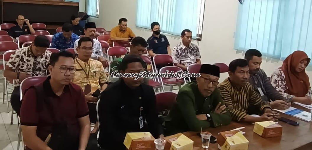 Foto peserta dari cabor dan venue  mengikuti rakor