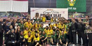 Foto Kontingan SH Terate Pusat Madiun Juara Umum I dalam Piala Kasad I