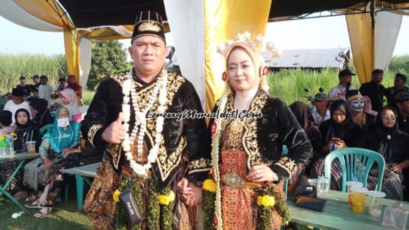 Foto Kepala Desa Semirejo Didik Sutriyanto beserta Ibu Nila Didik Sutriyanto