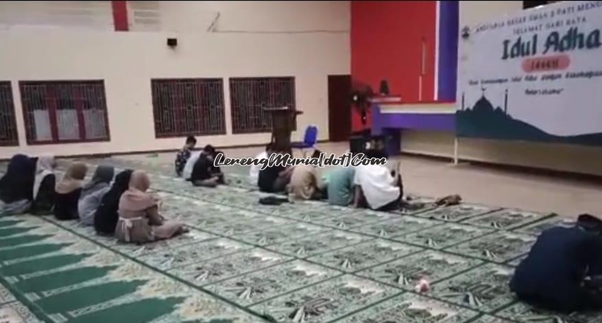 Foto suasana Malam Takbir dalam peringatan Idul Adha di SMAN 3 Pati