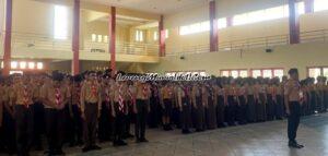 Foto peserta PTA SMAN 3 Pati siap mengikuti acara pembukaan