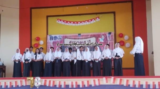 Foto lomba paduan suara SMAN 3 Pati dalam rangka HUT RI ke 78