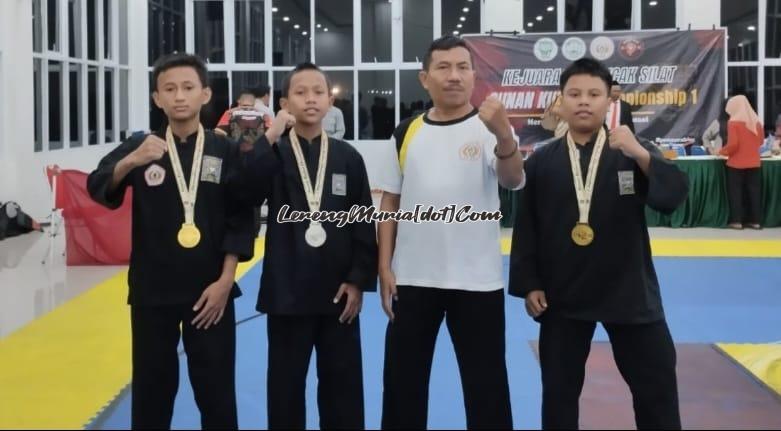 Foto atlet SH Terate SMPN 3 Pati yang berhasil merebut medali di SKC I 2023