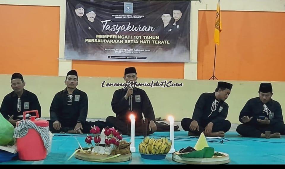 Foto acara tasyakuran memperingati 101 tahun SH Terate yang diselenggarakan oleh SH Terate Cabang Pati