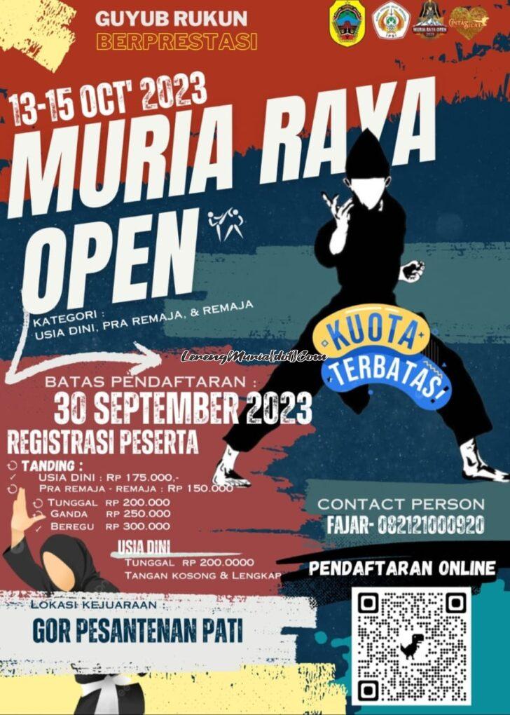 Pamflet Muria Raya Open Championship