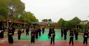 Foto atlet PPS Kembang Setaman siap mewujudkan targetnya dalam menghadapi Kejuaraan Pencak Silat Muria Raya Open I 2023