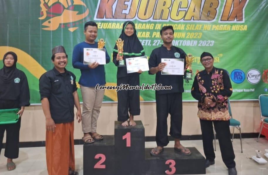 Foto Juara Umum Kategori Usia Dini, 1.Jakenan, 2.Winong, 3.Pucakwangi