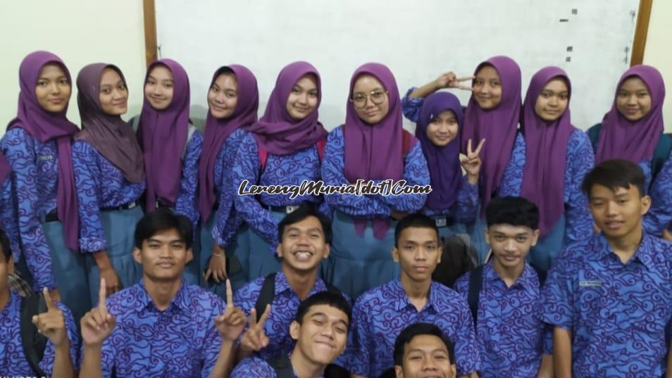 Foto siswa kelas XII SMAN 3 Pati yang mengikuti ABM