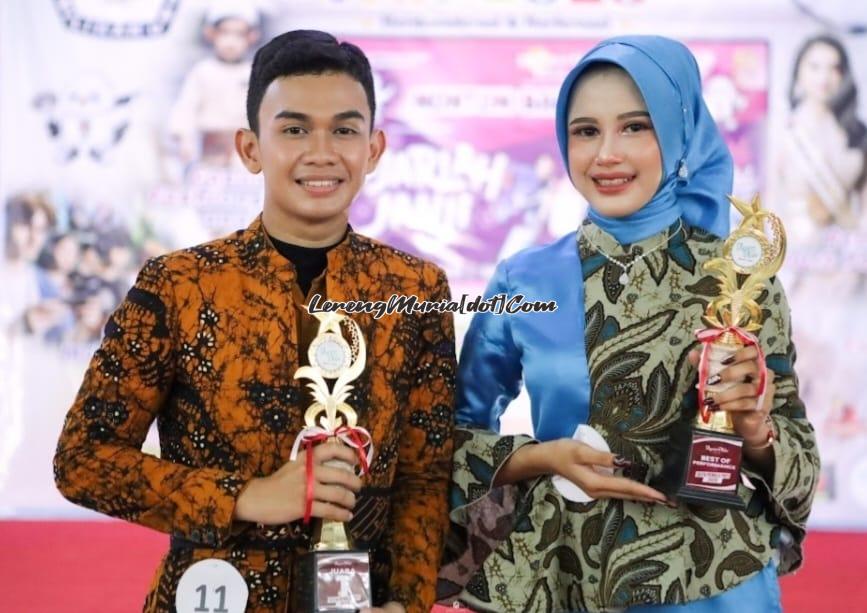 Foto Dheka Ramadhanius (kiri) sebagai juara1 dan Wiwid Lestari (kanan) sebagai juara the best performance