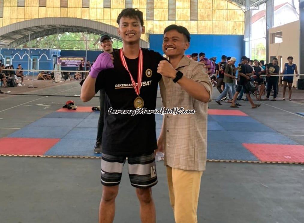 Petarung SH Terate Irwan Fauzi (kiri) siap bertanding lagi setelah sukses menjadi juara