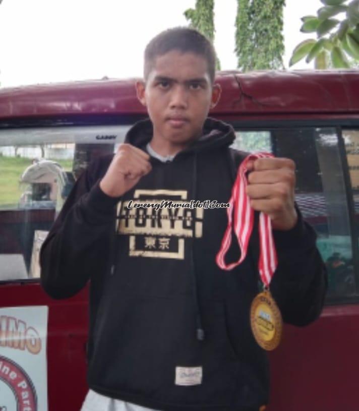 Rendra Maulana Iman petarung yang masih remaja siap berprestasi