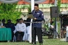 Ketua PPS Desa Muktiharjo Edy Safirin membacakan SK Penetapan dan Peangkatan anggota KPPS