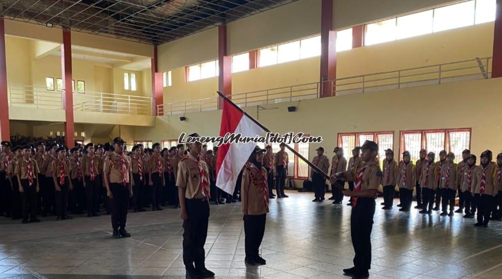 Pelantikan Penegak Laksana Ambalan Bung Tomo-Nyi Ageng Serang SMAN 3 Pati sebagai rutinitas organisasi (19/4/2024) yang lalu