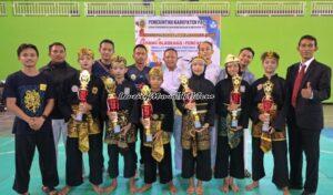 Para juara O2SN SMP cabang pencak silat Kabupaten Pati siap bersaing di tingkat Jateng