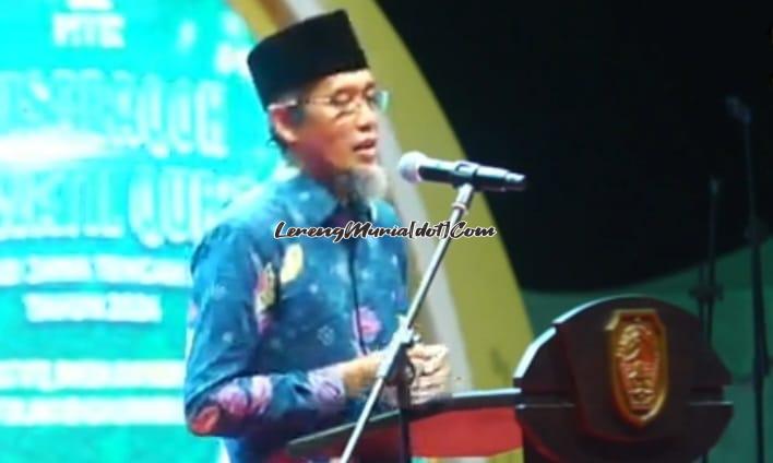 Sambutan Sekdaprov  Sumarno, S.E., M.M. dalam Pembukaan MTQ XXX Jateng