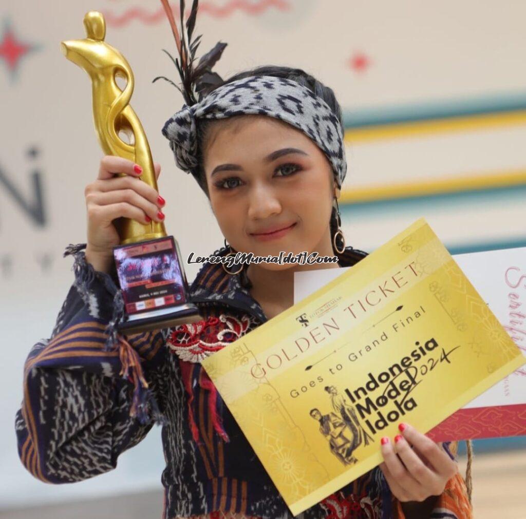 Putri Dwi Lestari meraih Juara 1 Ethnic Model Jateng 2024