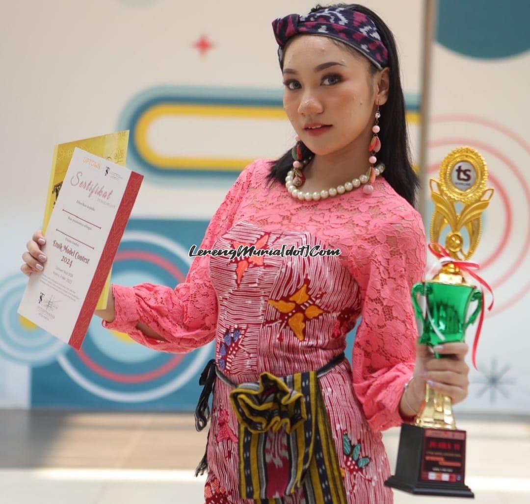 Febri Gerhana Melati meraih Juara 2 Ethnic Model Jateng 2024