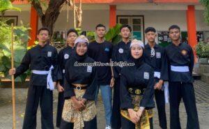 Para pesilat SMAN 3 Pati yang ikut meramaikan acara Dies Natalis ke 78 SMAN 1 Pati