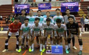 Tim futsal SMAN 3 Pati berhasil menjadi juara 1 putra Kompi Cup 2024 setelah mengalahkan SMK Tunas Harapan Pati dengan skor 2-1