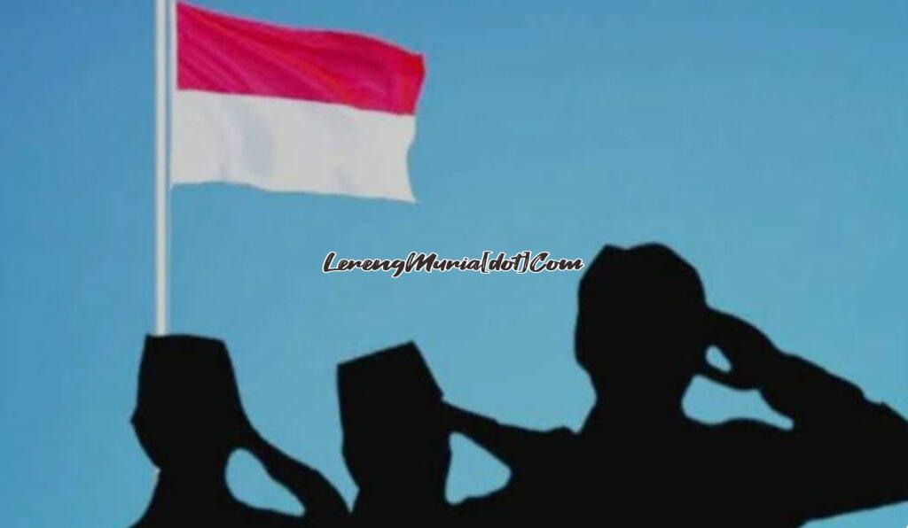 Ilustrasi hormat bendera merah putih (Foto: Barometerrakyat.com)