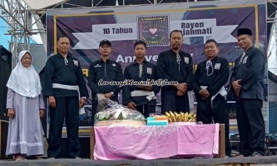 Anniversary ke 10 SH Terate Rayon Gajahmati Ranting Pati Cabang Pati yang dihadiri tokoh masyarakat Desa Gajahmati, pengurus Rayon, Ranting dan Cabang Pati