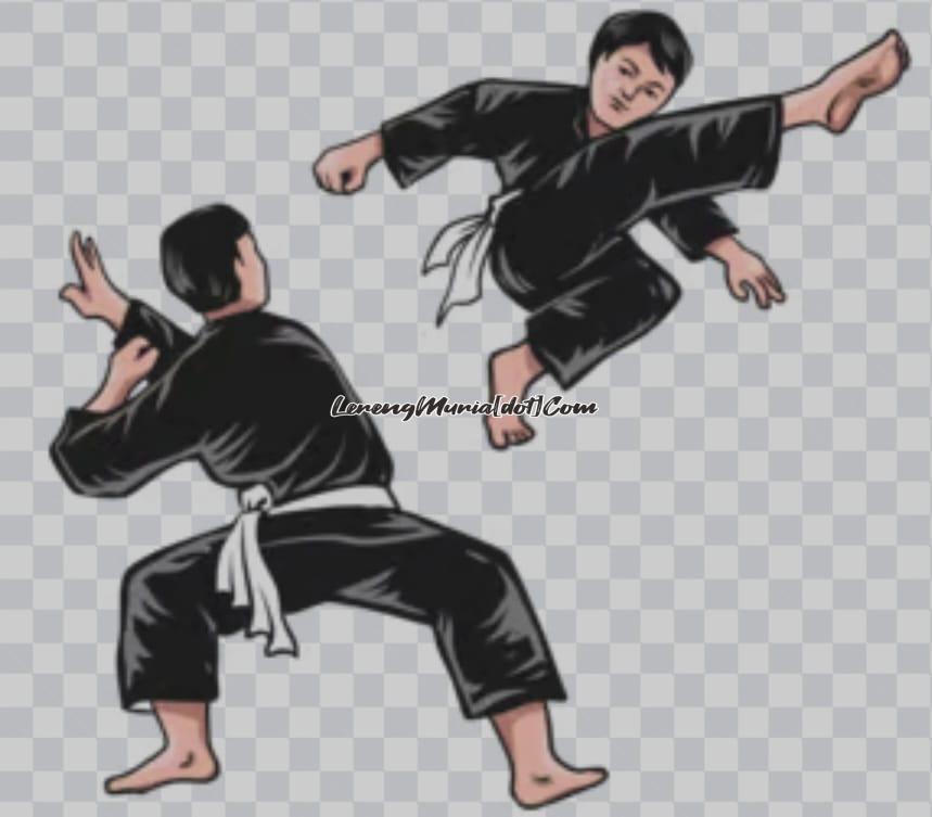 Ilustrasi pencak silat (Foto:PNGtree)