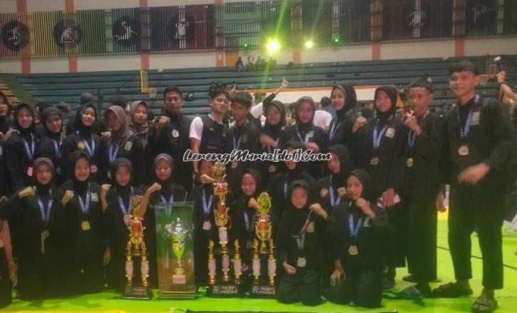 Kontingan Peshiraga Gabus Pati meraih juara umum 1 pra remaja, juara umum 3 remaja, juara umum 3 usia dini dan meraih Piala Grand Champion Muria Raya Open II