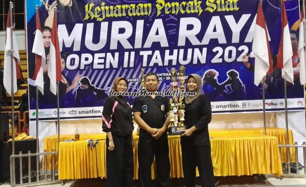 Dua atlet SH Terate Universitas Negeri Malang Jawa Timur berhasil meraih juara umum 3 Muria Raya Open II