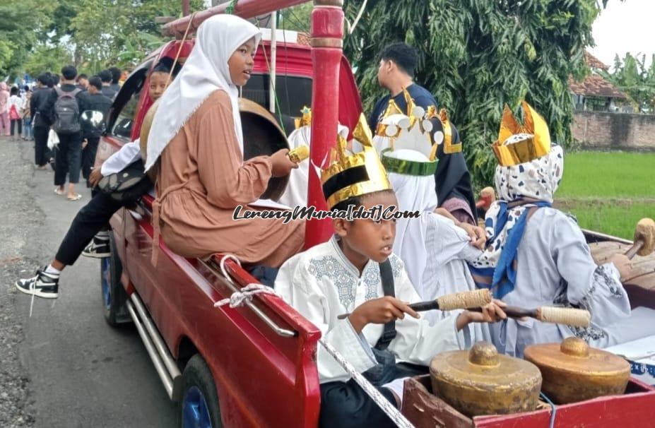 Ekskul gamelan SDN Kutoharjo 02 Pati juga ikut unjuk gigi dalam karnaval Targhib Ramadhan