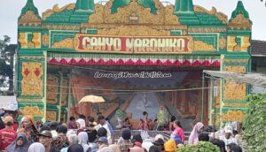 SEDEKAH BUMI SEKARKURUNG PATI DIRAMAIKAN KETHOPRAK SEHARI SEMALAM