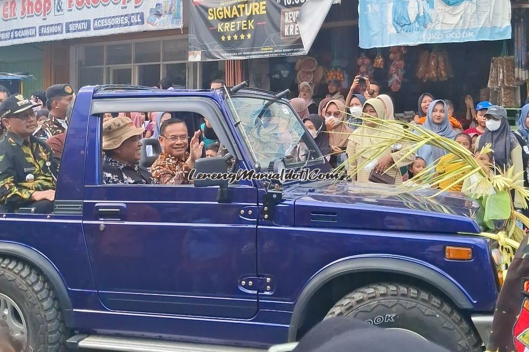 Bupati Pati Sudewo mengikuti acara kirab