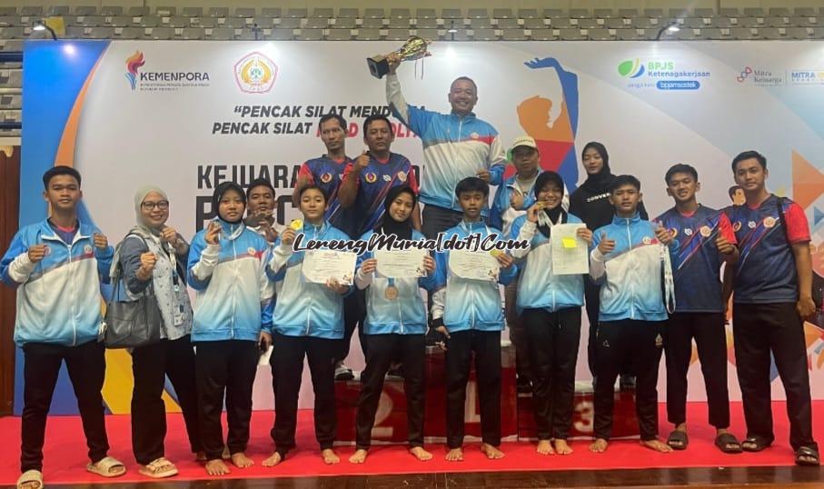 Tim Pencak Silat Jawa Tengah berhasil menjadi juara umum 1 Kejurnas Remaja 2025