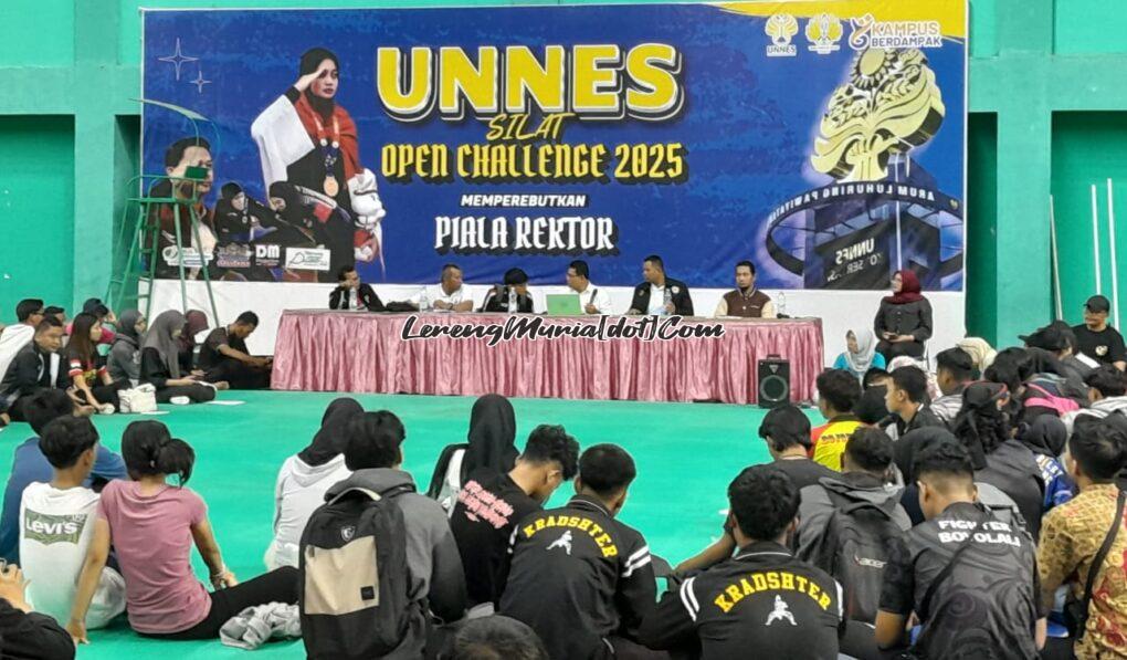 Unnes Silat Open Challence 2025 yang diikuti 786 atlet dari 137 kontingan dari berbagai provinsi