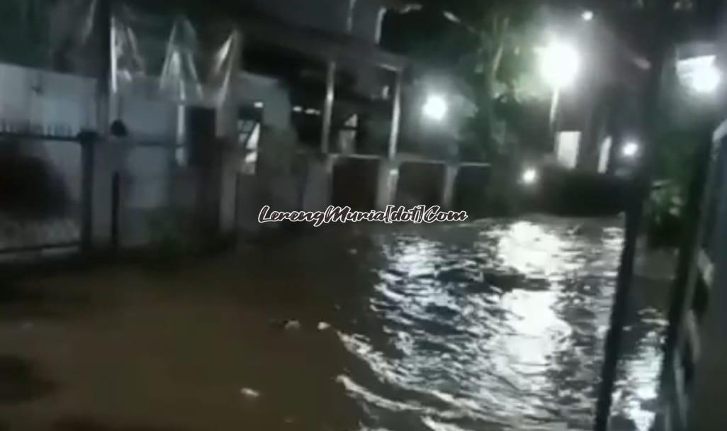 Desa Sidoharjo Kecamatan Pati diterjang banjir bandang dengan ketinggian bervariasi