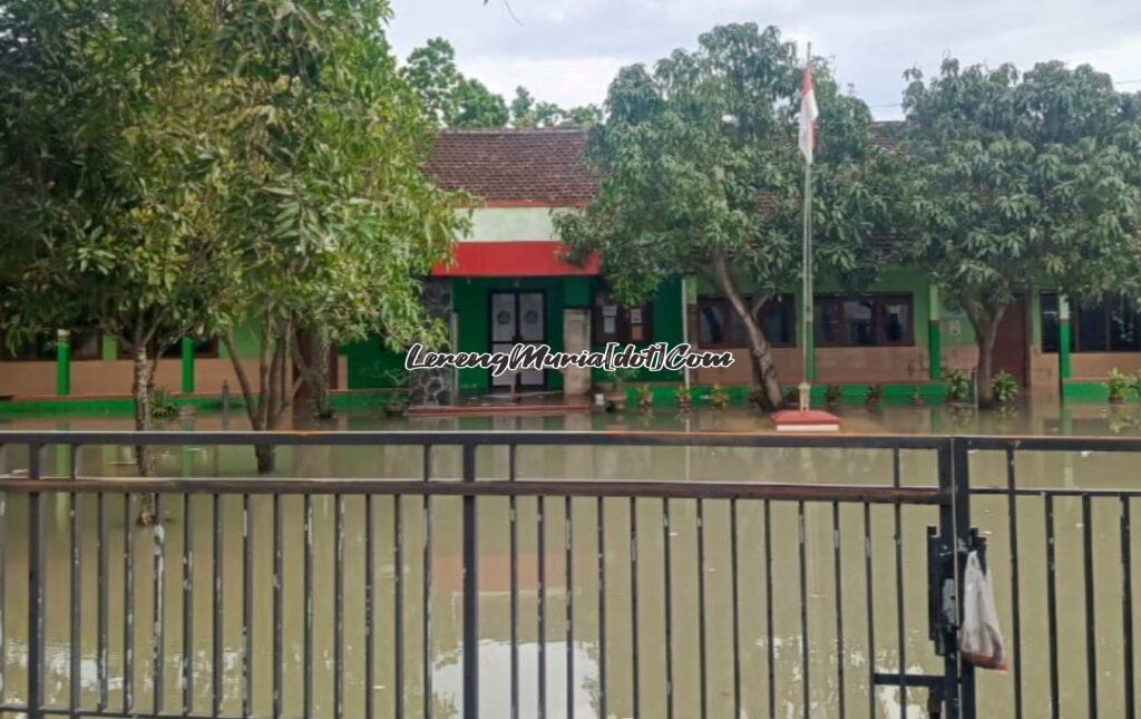 Lokasi latihan SH Terate Rayon Pondohan Ranting Pati Kota Cabang Pati terendam banjir