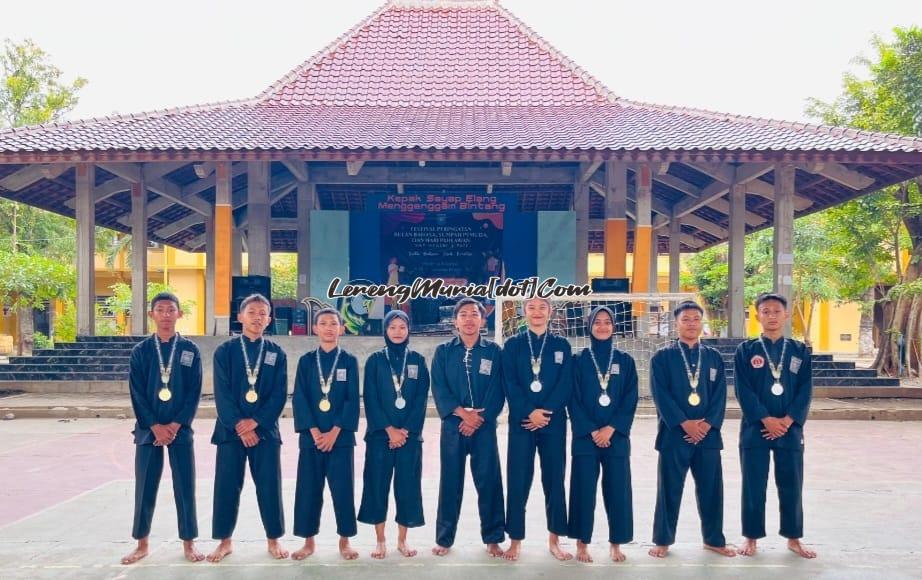 Pesilat SH Terate SMPN 3 Pati yang meraih medali di Krida SH Terate III Jateng 2026